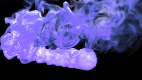 Fluid Smoke Alpha Channel Reveal Transition