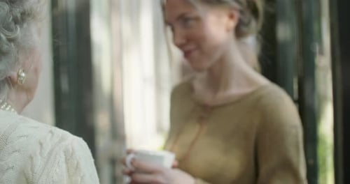 Multigeneration Women Talking Together