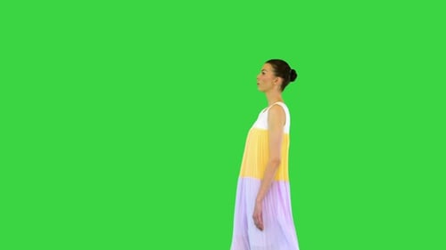 Young Woman in White Dress Walking on a Green Screen Chroma Key, People Stock Footage ft. woman & walking - Envato Young Woman in White Dress Walking on a Green Screen Chroma Key, People Stock Footage ft. woman & walking - Envato