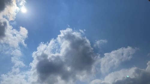 Nubes en el cielo Timelapse