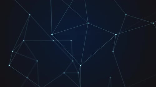 Abstract Digital Network Connections Loop Motion Background