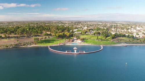 Holiday Drone Water View