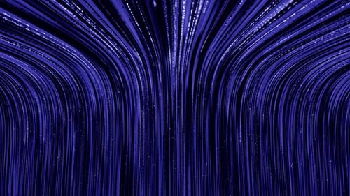 Blue Drapes Particles Background Loop