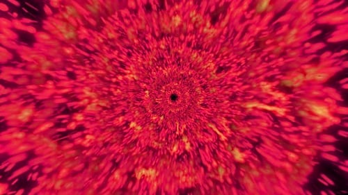 Explosion erstaunlicher Partikel