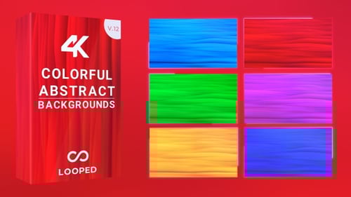 Dynamic Fluid Wave Abstract Background Loop