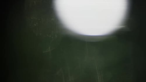 Abstract Blurred Light Source with Dark Background