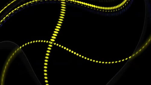 Dynamic Abstract Light Trails Flowing Background