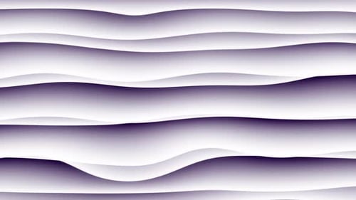 Abstract Fluid Wavy Lines Loop Animation Background