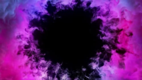 Colorful Smoke Tunnel