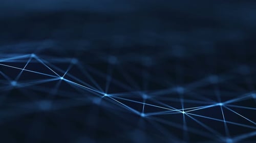 Technology Network Background.