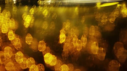 Abstract Glowing Light Bokeh Background