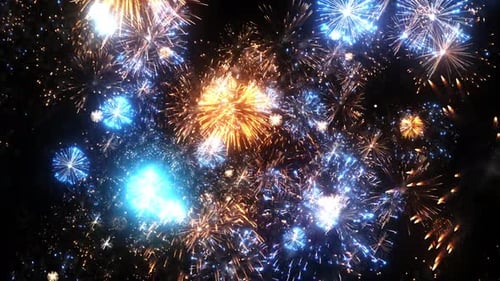 Fireworks Background Loop 4K