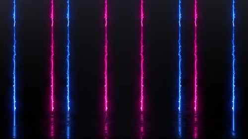 Abstrakte Neonlinien Hintergrund