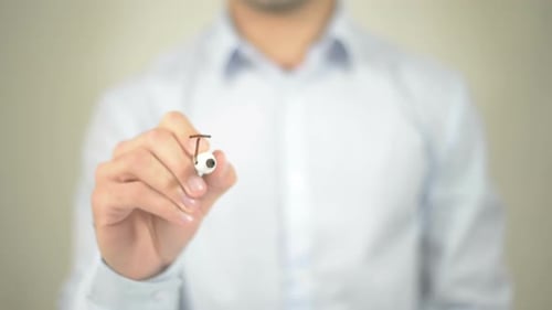 Writing Tax Refund Concept on Clear Surface