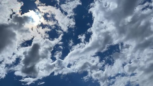 Timelapse Clouds Blue Sky