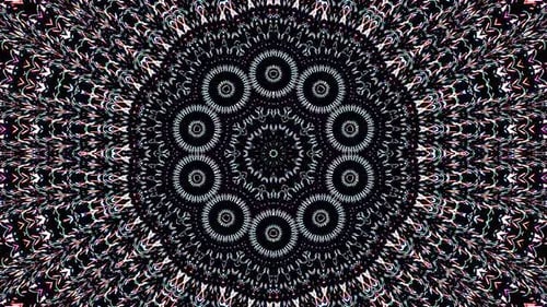 Bright abstract light governing full color, kaleidoscope
