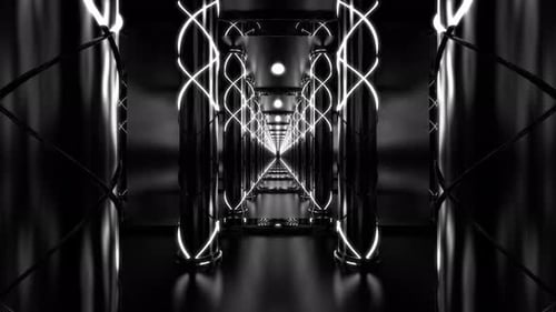 Circuito de luces del túnel