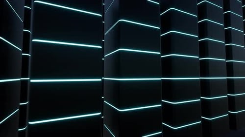 Data Base Green Led Lights Blink Digital Communication Concept Ar Technology Vr Software Machine