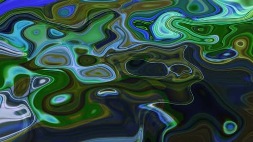 Abstract Fluid Colorful Psychedelic Background Animation