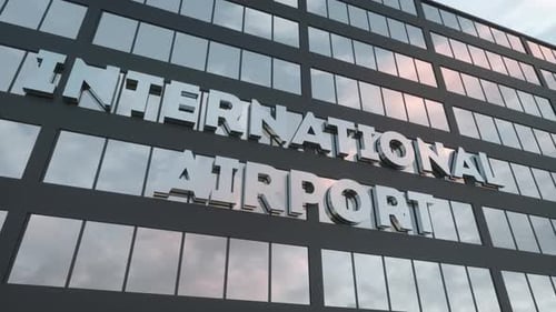 Edificio de la terminal del aeropuerto