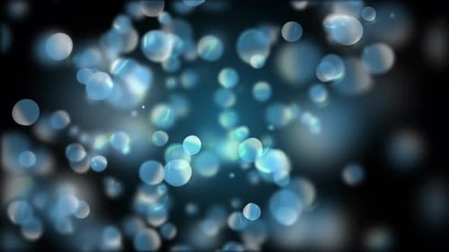 Des bulles volantes dans un environnement bien éclairé