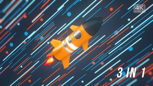 Flug mit Weltraumraketen