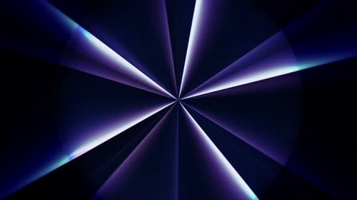 Abstract Futuristic Glowing Light Rays Tunnel Background