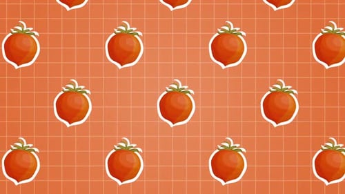 Fruits Food Animation Background