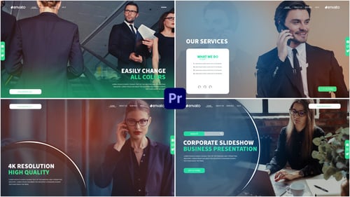 Modern Corporate Presentation Slideshow Template