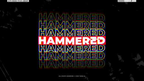 Typography Bold Titles 1.0 | After Effects