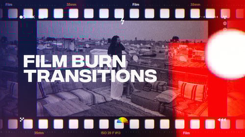 Film Burn Transitions