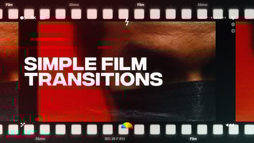 Vintage Film Look Transitions and Glitch Presets