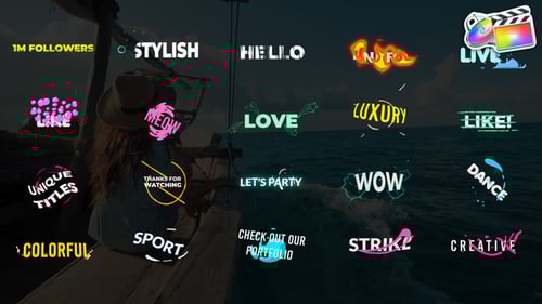 Dynamic Kinetic Typography Titles with Energetic Motion Graphics