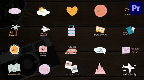 Travel Titles | Premiere Pro MOGRT