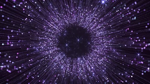 Abstract Particle Light Tunnel Loop