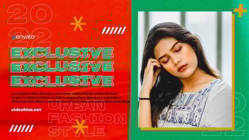 Dynamic Geometric Fashion Promo Opener for Social Media Sales