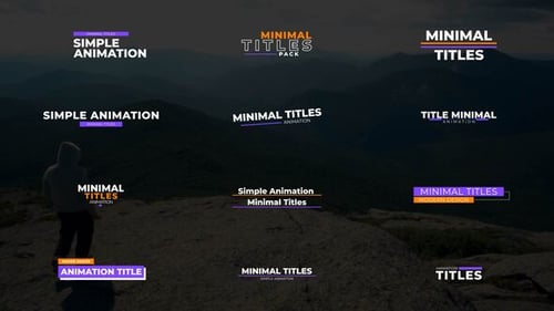 Titres minimaux | Premiere Pro