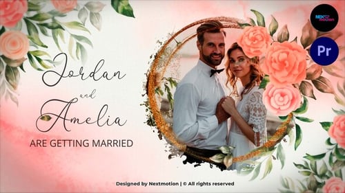 Floral & Watercolor Wedding Invitation | MOGRT