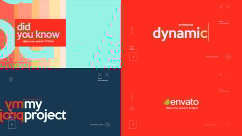 Dynamic Kinetic Typography Intro