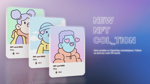Modern Animated NFT Digital Collection Promo