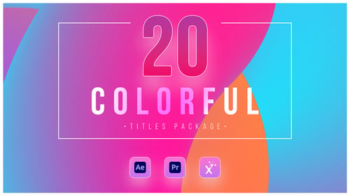 Vibrant Futuristic Brand Titles and Lower Thirds Pack
