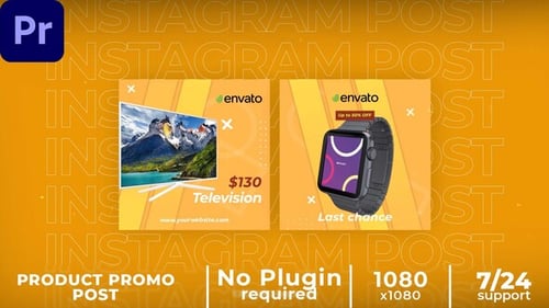 Product Promo Instagram Post MOGRT