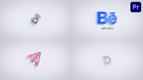 Modern Corporate 3D Glossy Logo Reveal Animation