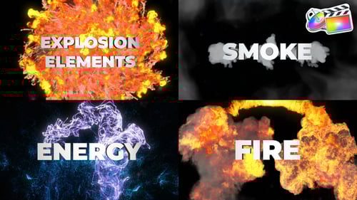 Dynamic Explosion, Fire, Smoke, and Energy Elements