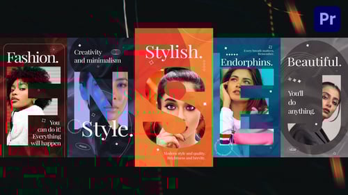 Dynamic Social Media Stories with Modern Typography