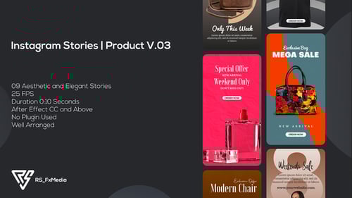 Clean Product Promotion Template for Social Media Stories