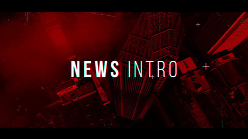 Modern News Broadcast Intro with Bold Text Animations, Broadcast ...