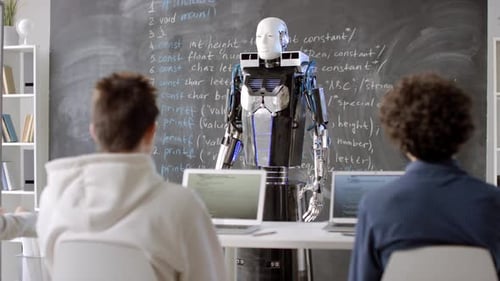 Quantenroboter betritt IT-Unterricht