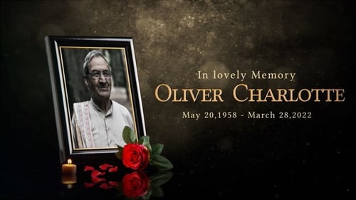 Funeral Memorial Card Slide