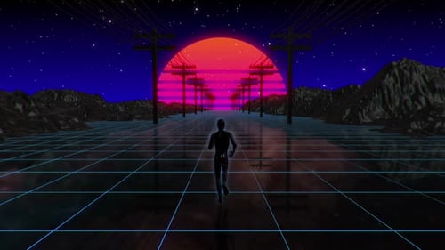 80s Sci Fi Space Runawy 07